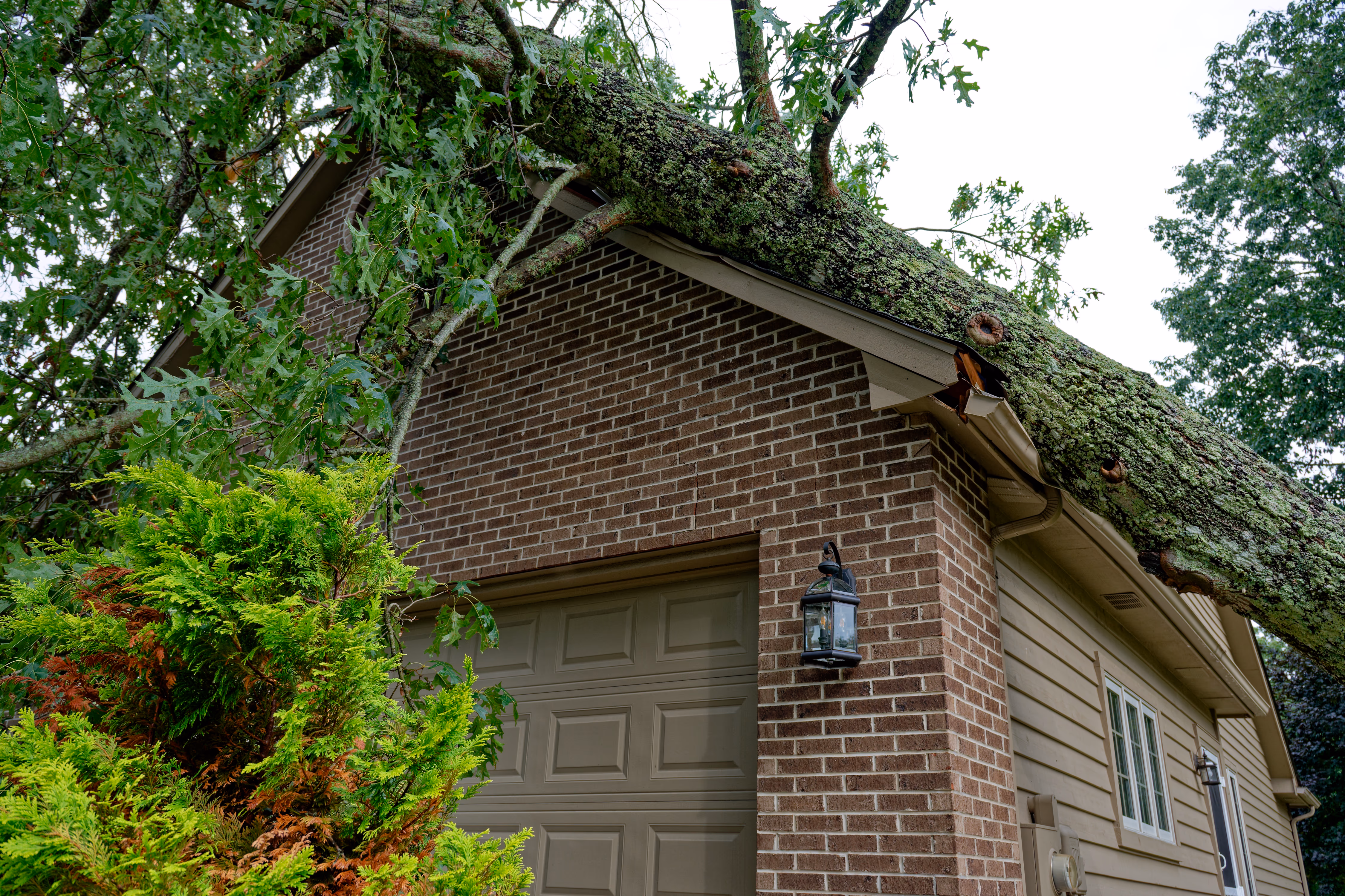 Storm damage roof repair in Edmond,OK